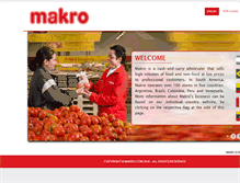 Tablet Screenshot of makro.com