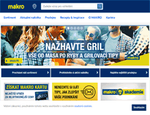 Tablet Screenshot of makro.cz