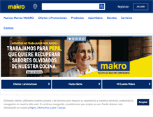 Tablet Screenshot of makro.es